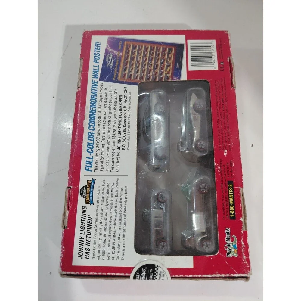 NIP Johnny Lightning Commemorative 1:64 Die Cast Set 2 (GTO Roadster) Chrome